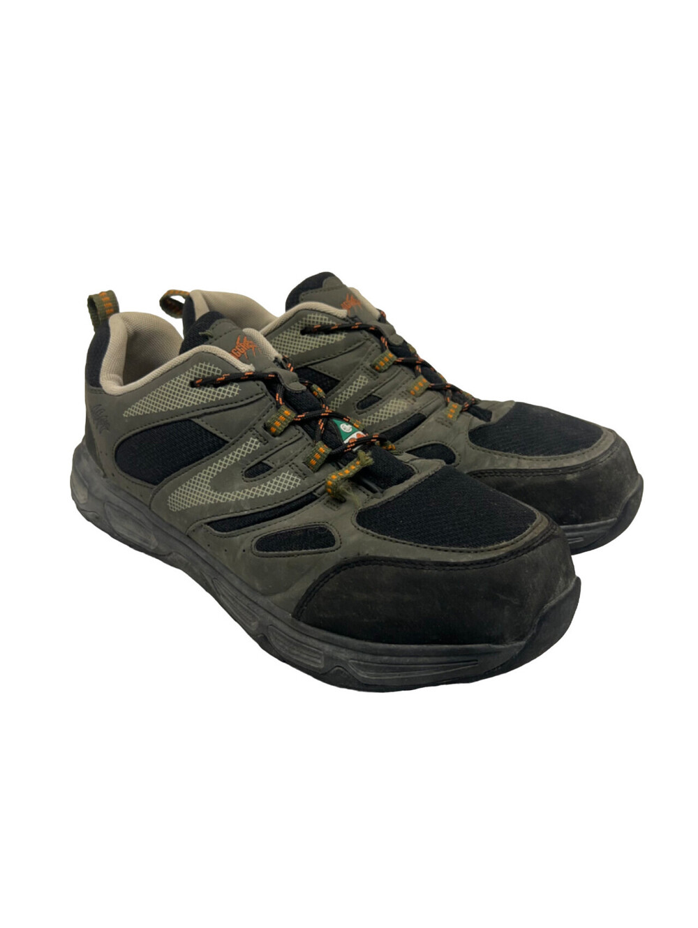 AGGRESSOR Men's Low-Cut Steel Toe Steel Plate Work Shoes 2000 Grey Size 13M